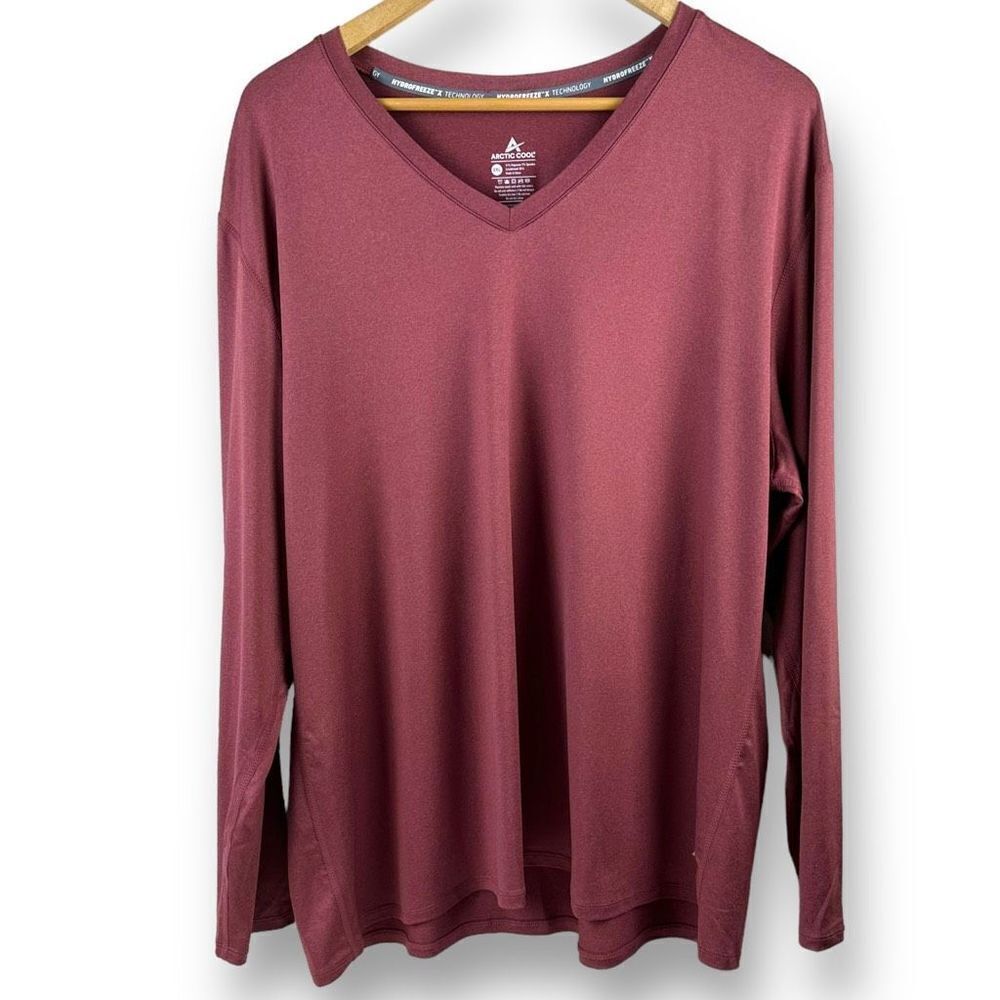 Arctic Freeze Mens Mauve Long Sleeve Athletic Shirt Size 2XL‎